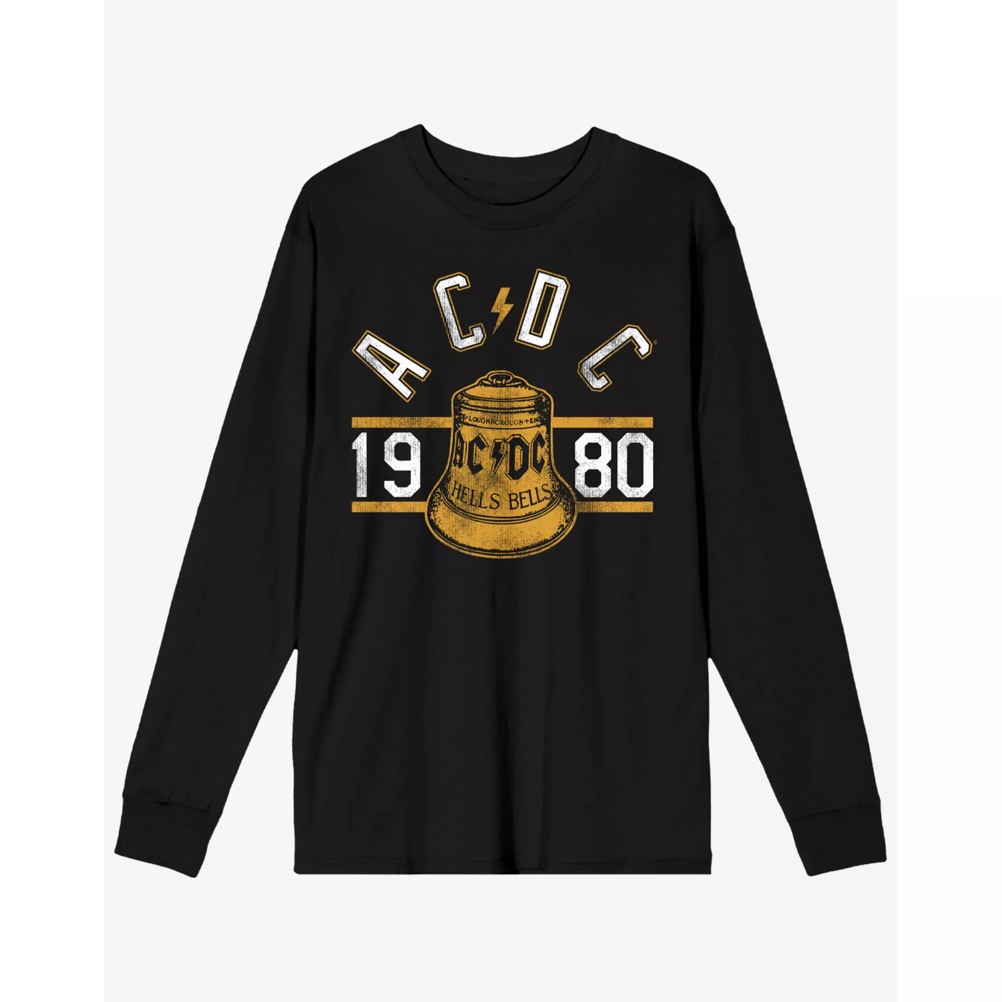 ACDC Hells Bells Varsity Long Sleeve T Shirt at Spencer's