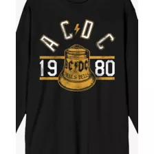ACDC Hells Bells Varsity Long Sleeve T Shirt at Spencer's