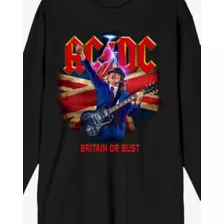 ACDC Britain or Bust Long Sleeve T Shirt at Spencer's