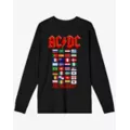 ACDC World Tour Long Sleeve T Shirt at Spencer's
