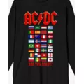 ACDC World Tour Long Sleeve T Shirt at Spencer's