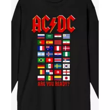 ACDC World Tour Long Sleeve T Shirt at Spencer's