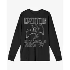 Led Zeppelin United States of America 1977 Long Sleeve T Shirt at Spencer's