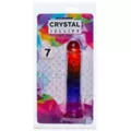 Crystal Jellies Rainbow Suction Cup Dildo - 7 Inch at Spencer's