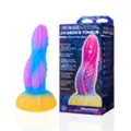 Vac-U-Lock X Fantasy Fuckers Glow-In-The-Dark Dragon’s Tongue Dildo at Spencer's