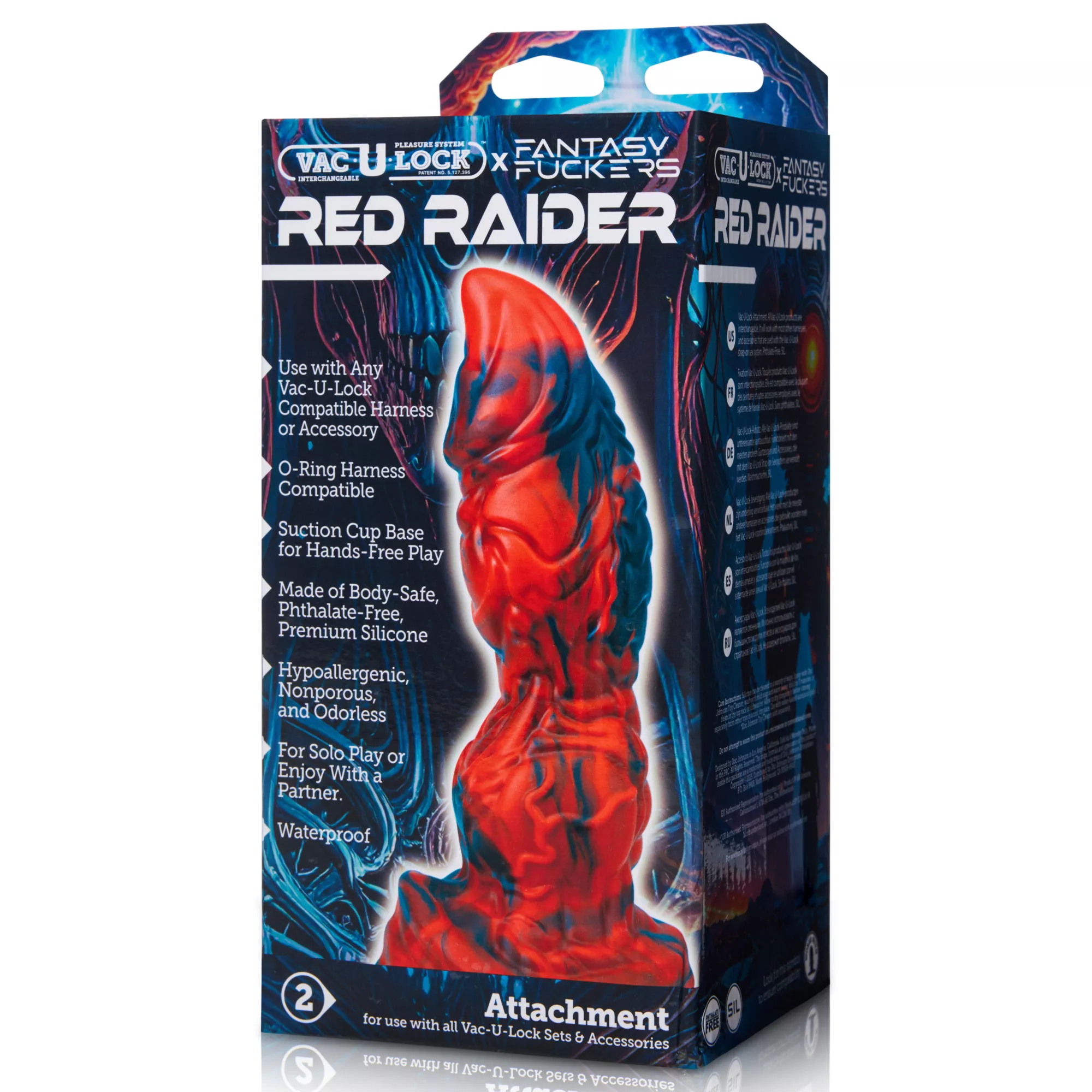 Vac-U-Lock x Fantasy Fuckers Red Raider Dildo at Spencer's