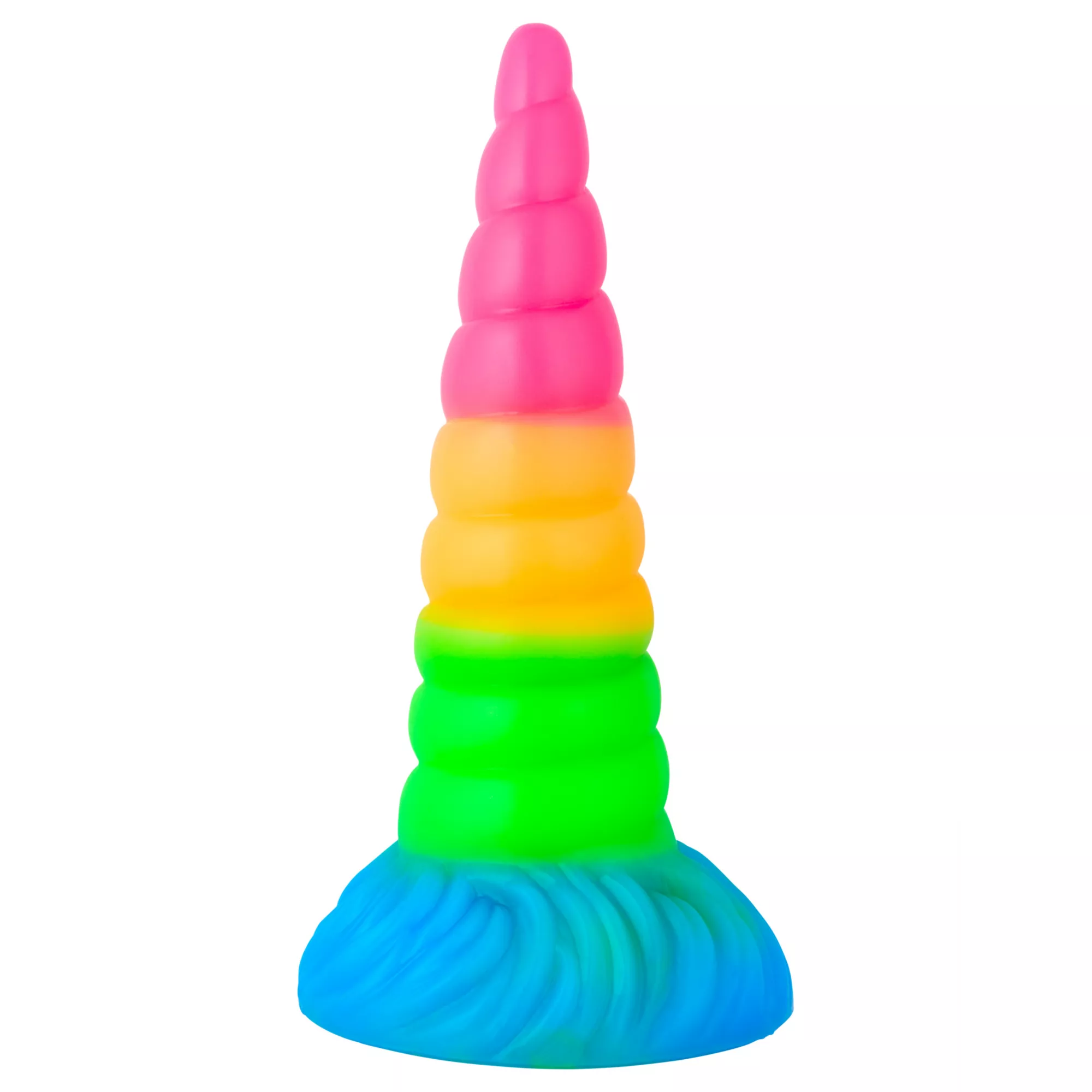 Vac-U-Lock x Fantasy Fuckers Glow-In-The-Dark Celestial Unicorn Horn Dildo at Spencer's