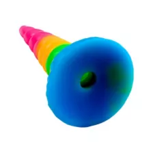Vac-U-Lock x Fantasy Fuckers Glow-In-The-Dark Celestial Unicorn Horn Dildo at Spencer's