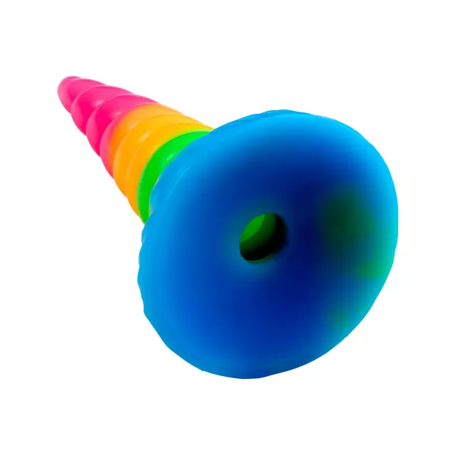 Vac-U-Lock x Fantasy Fuckers Glow-In-The-Dark Celestial Unicorn Horn Dildo at Spencer's
