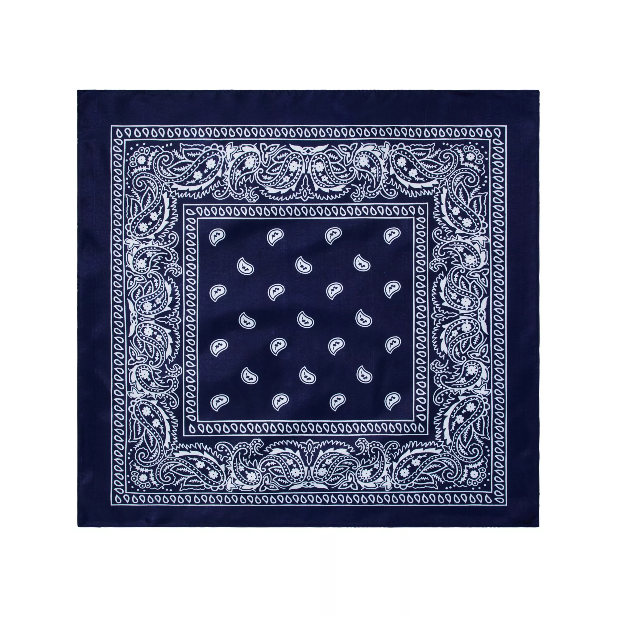 Rock Solid The Code Silicone Cock Ring with Bandana Navy Blue at Spencer's