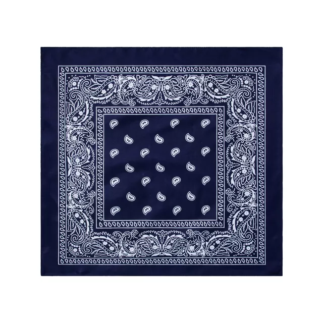 Rock Solid The Code Silicone Cock Ring with Bandana Navy Blue at Spencer's