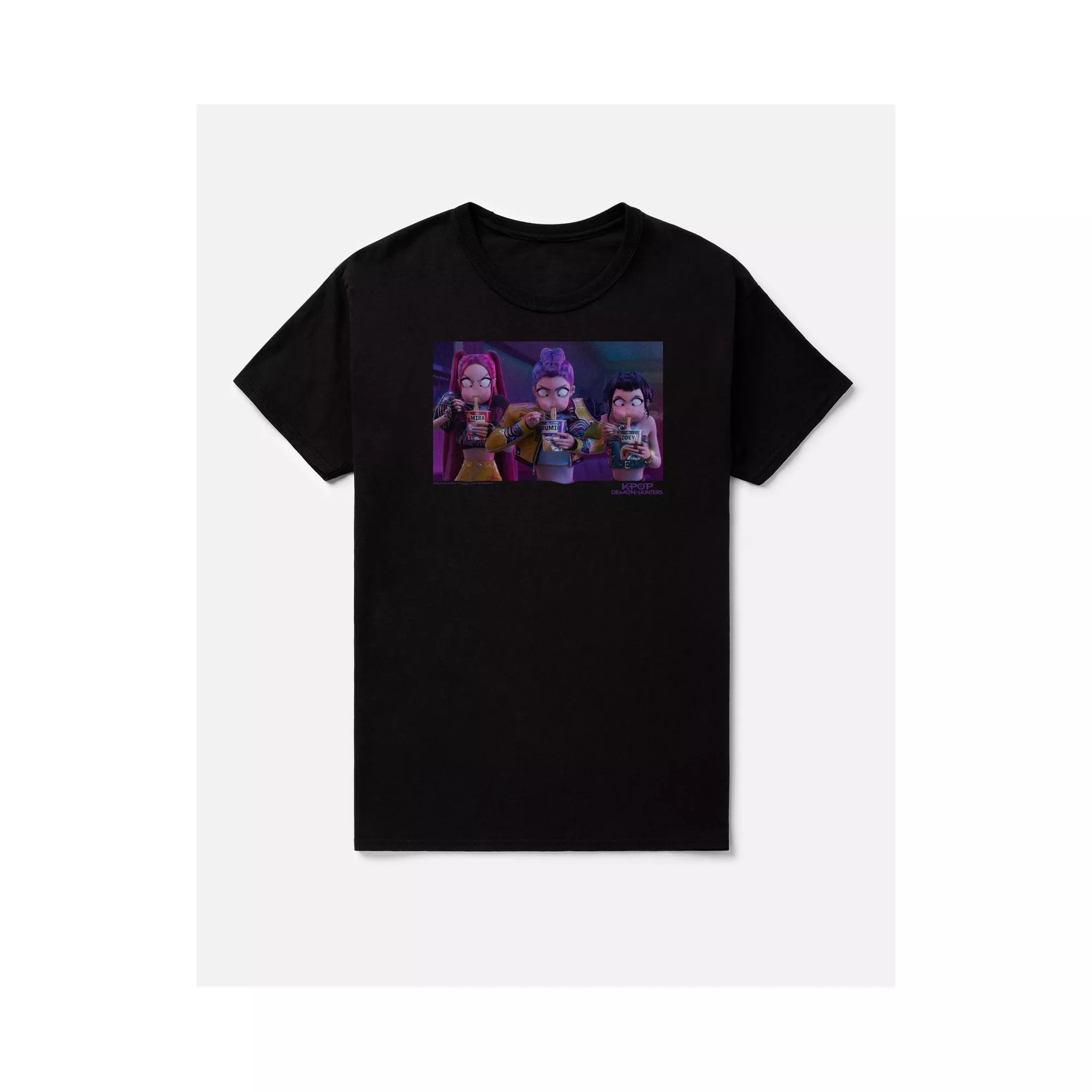 KPop Demon Hunters Instant Noodles T Shirt at Spencer's
