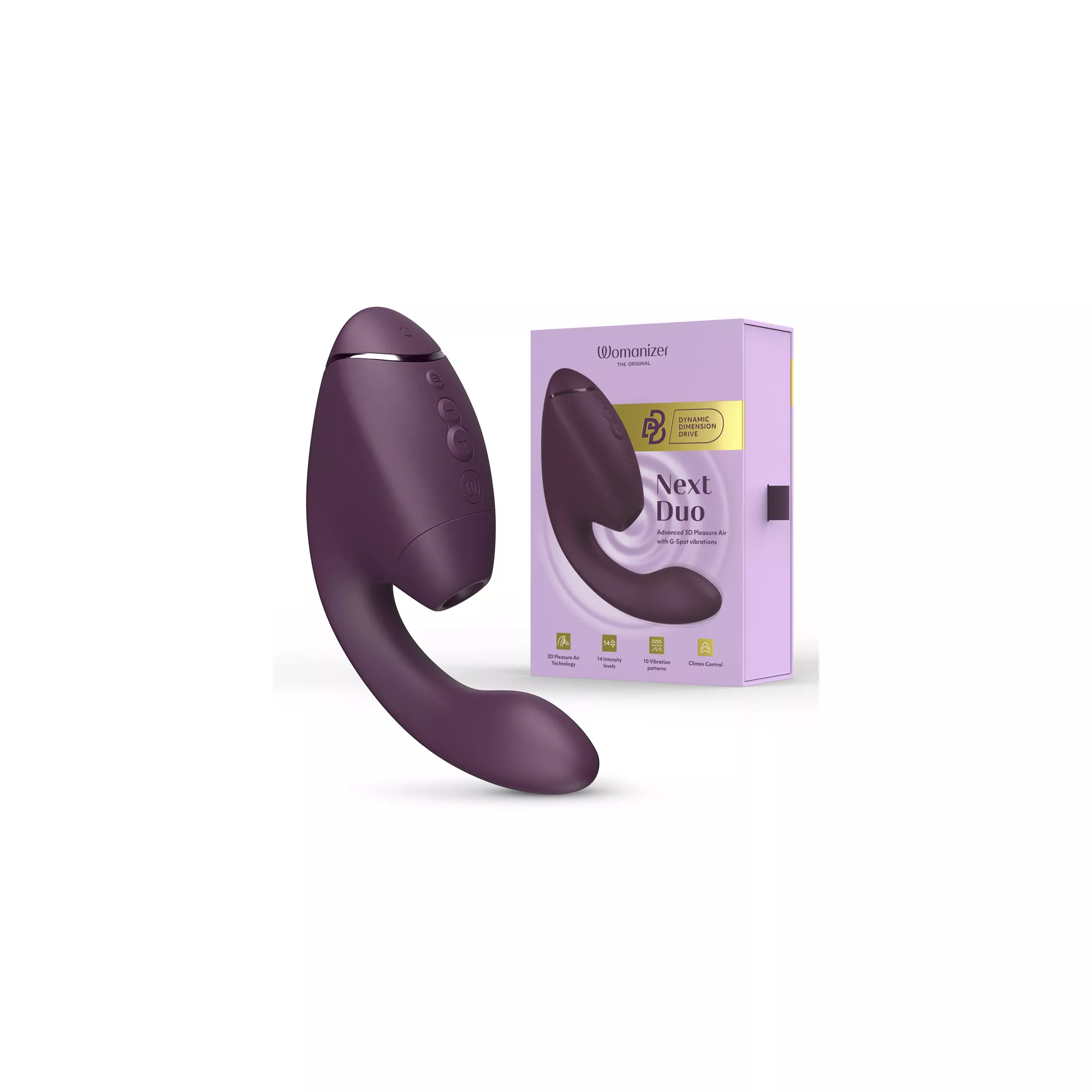 Womanizer Next Duo Clitoral Stimulator and G-Spot Vibrator at Spencer's