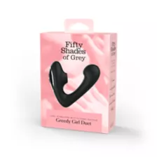 50 Shades of Grey Greedy Girl Duet Vibrator at Spencer's
