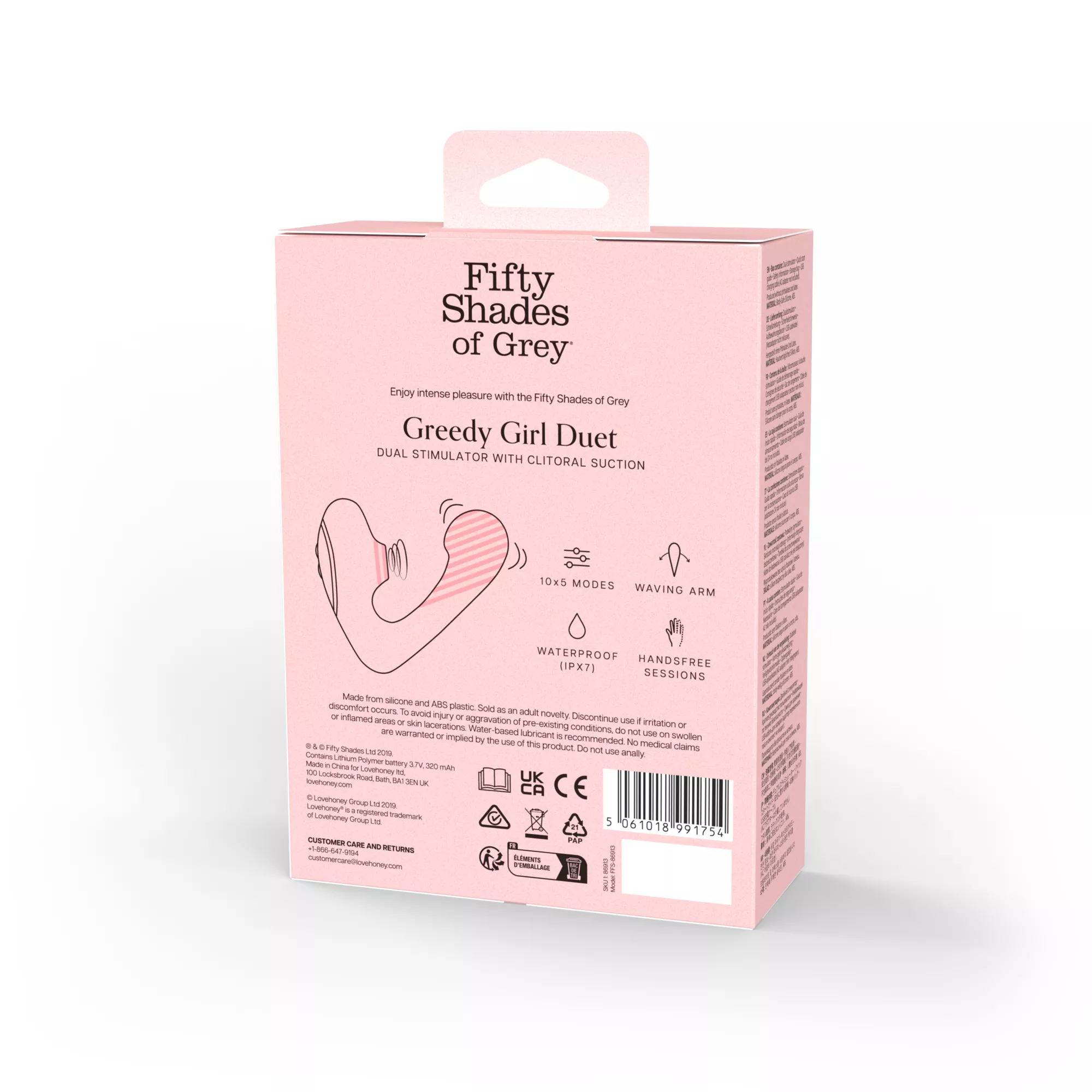 50 Shades of Grey Greedy Girl Duet Vibrator at Spencer's