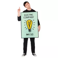 Adult 4-in-1 Monopoly Cards Costume at Spirit Halloween