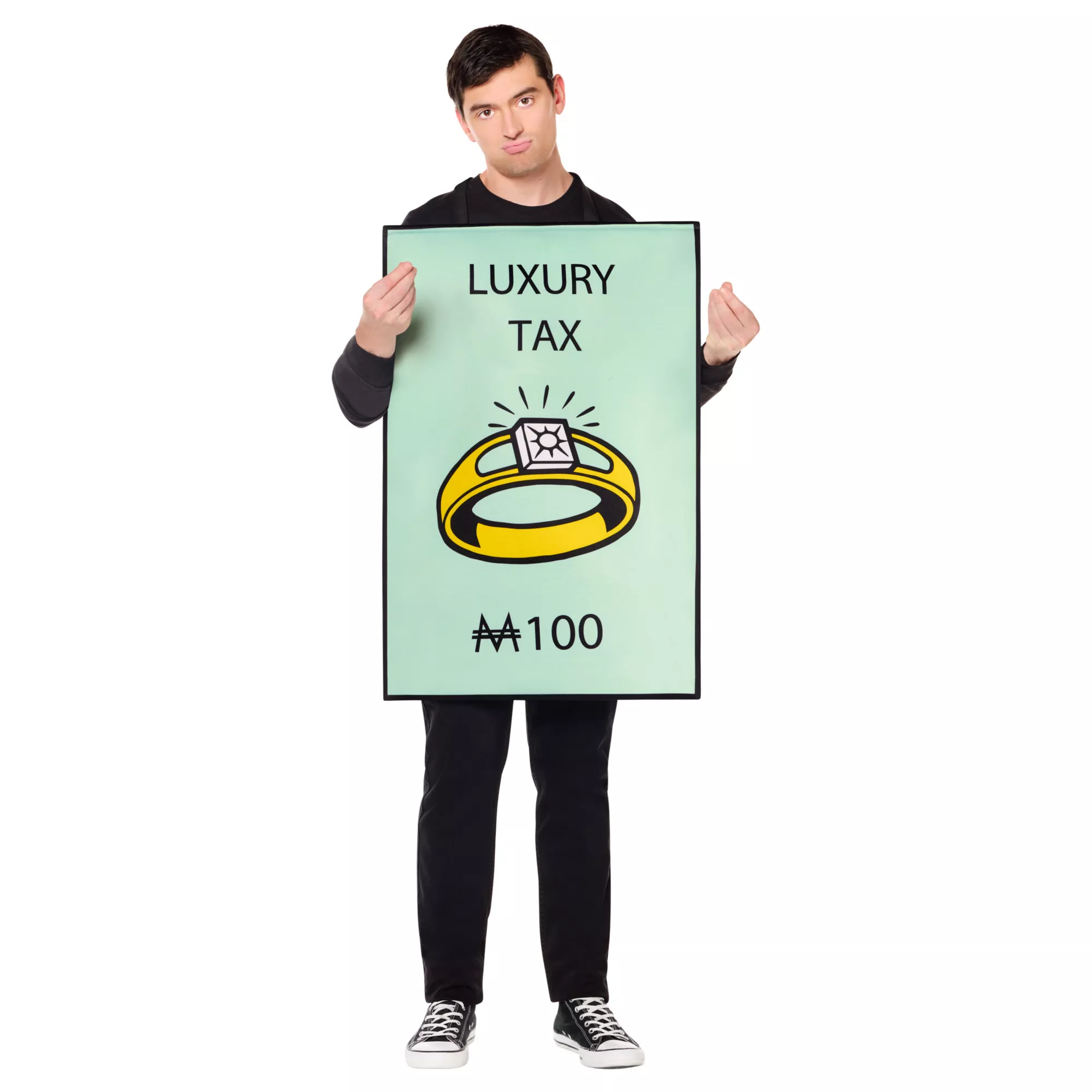 Adult 4-in-1 Monopoly Cards Costume at Spirit Halloween