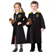 Toddler Hufflepuff Hooded Robe Costume - Harry Potter at Spirit Halloween