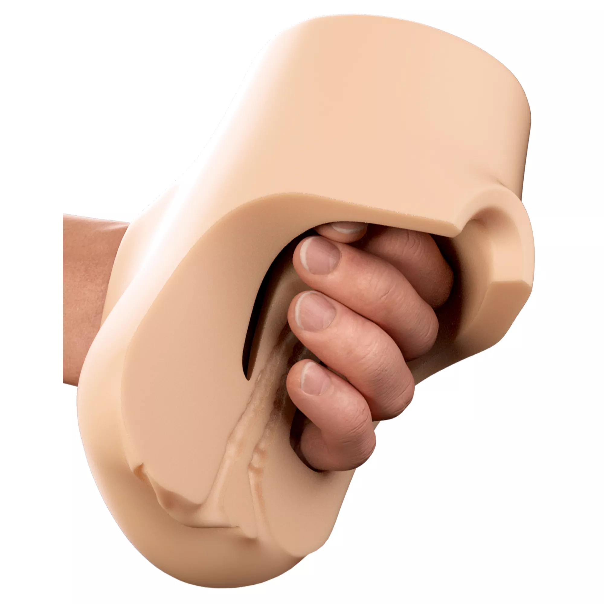 PDX Plus Double Pounder Vibrating Squeeze Stroker at Spencer's