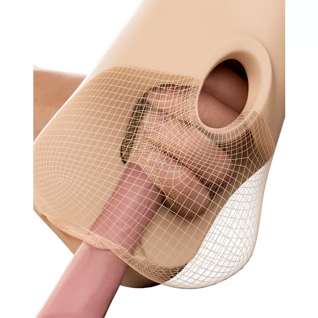 PDX Plus Double Pounder Vibrating Squeeze Stroker at Spencer's