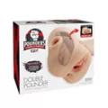 PDX Plus Double Pounder Vibrating Squeeze Stroker at Spencer's