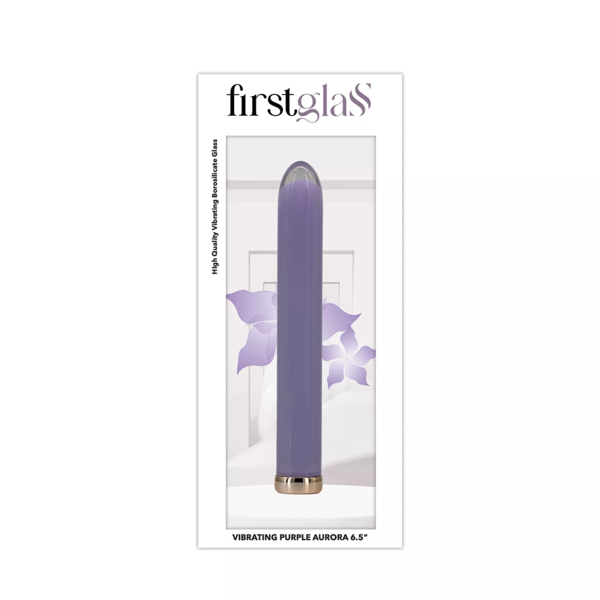 Aurora Glass Vibrator Purple - Firstglass at Spencer's