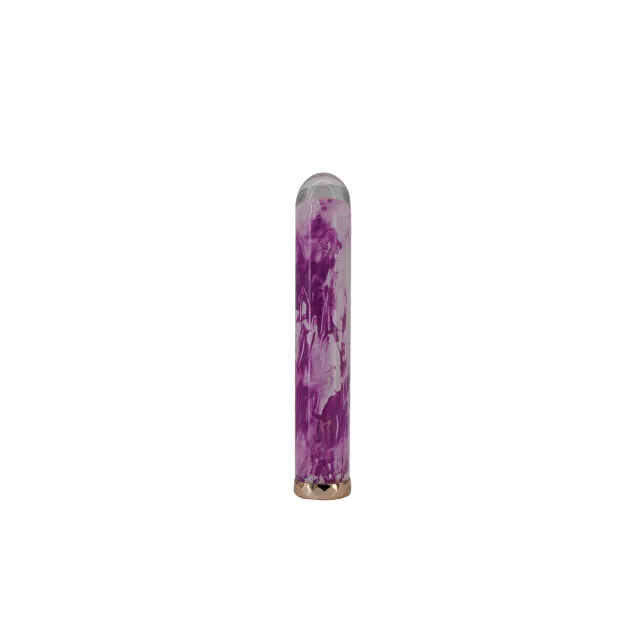 Ari Glass Vibrator Fuchsia - Firstglass at Spencer's