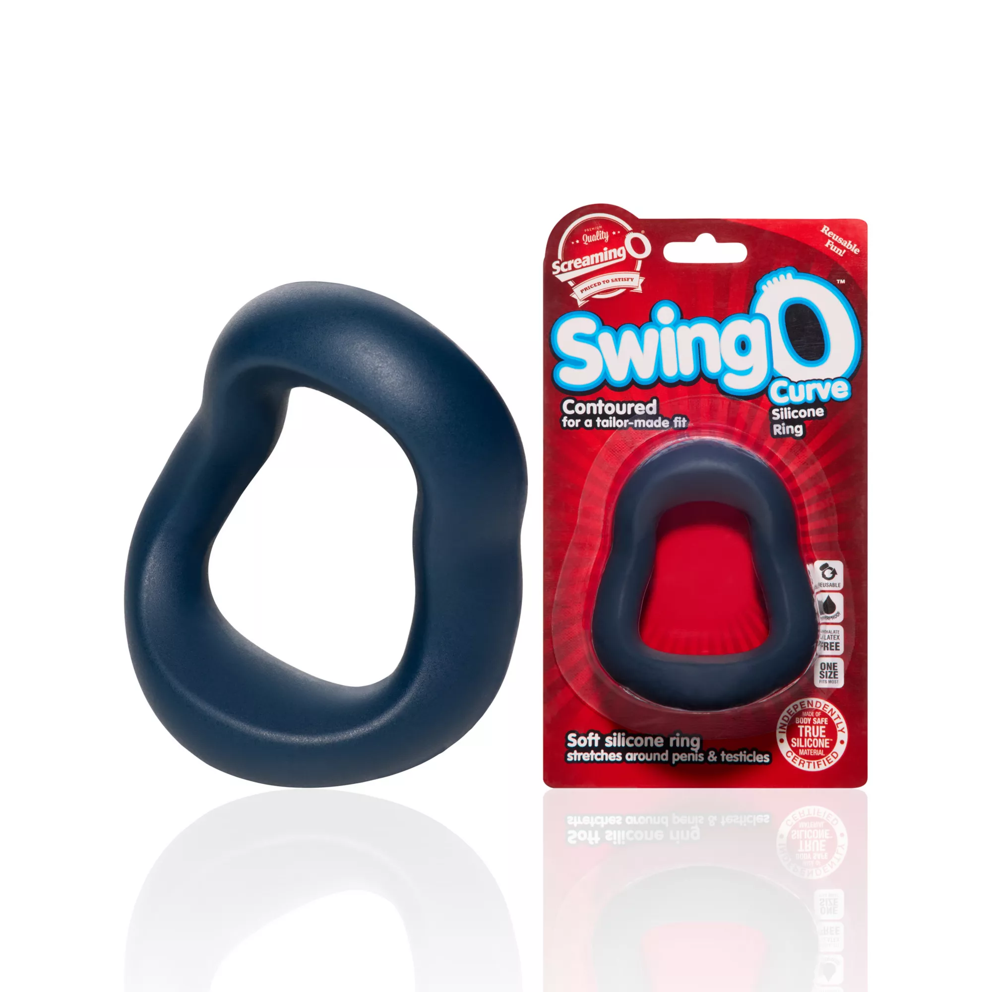 Swing O Curve Silicone Cock Ring at Spencer's