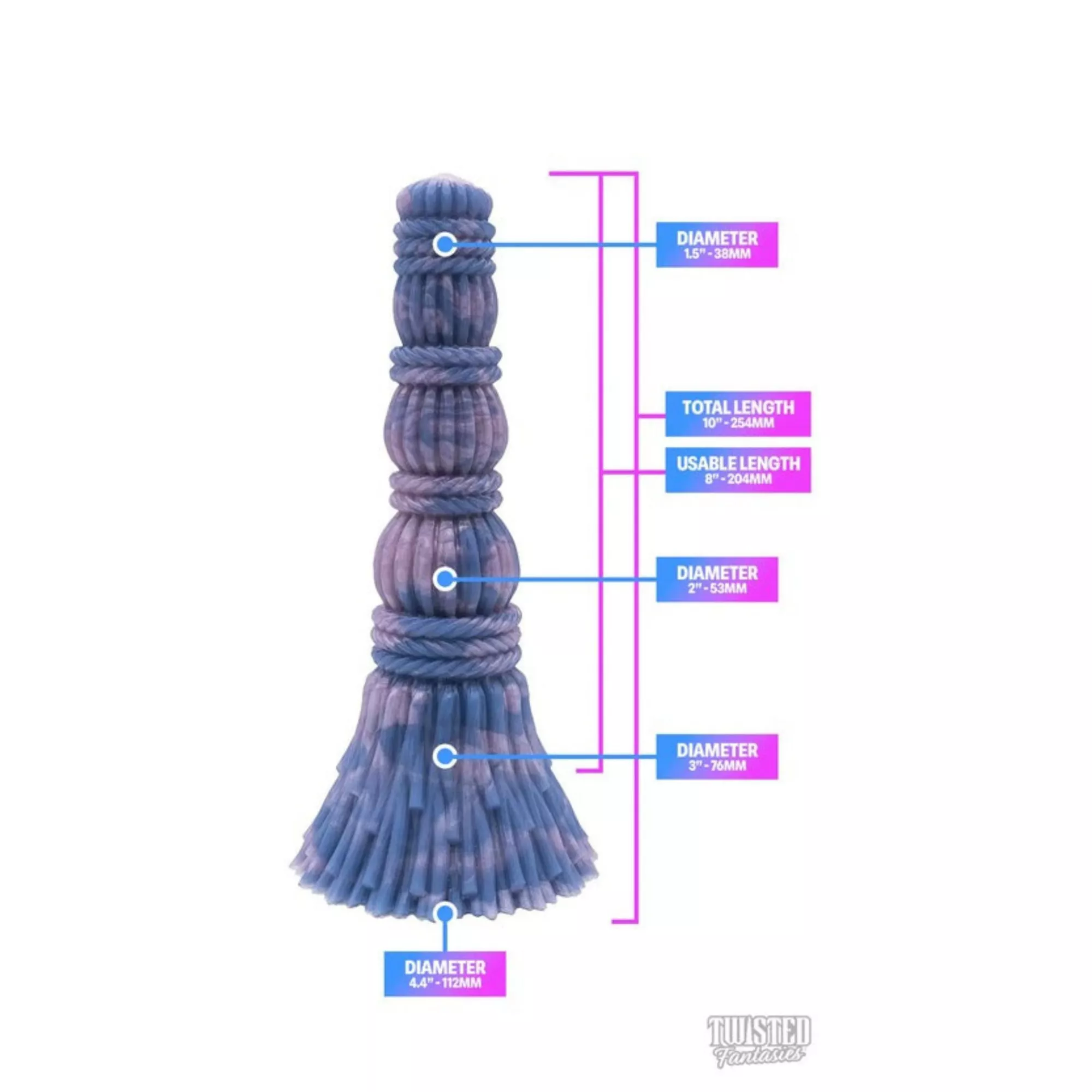 Twisted Fantasies Brümhilda Witches Broom Dildo at Spencer's