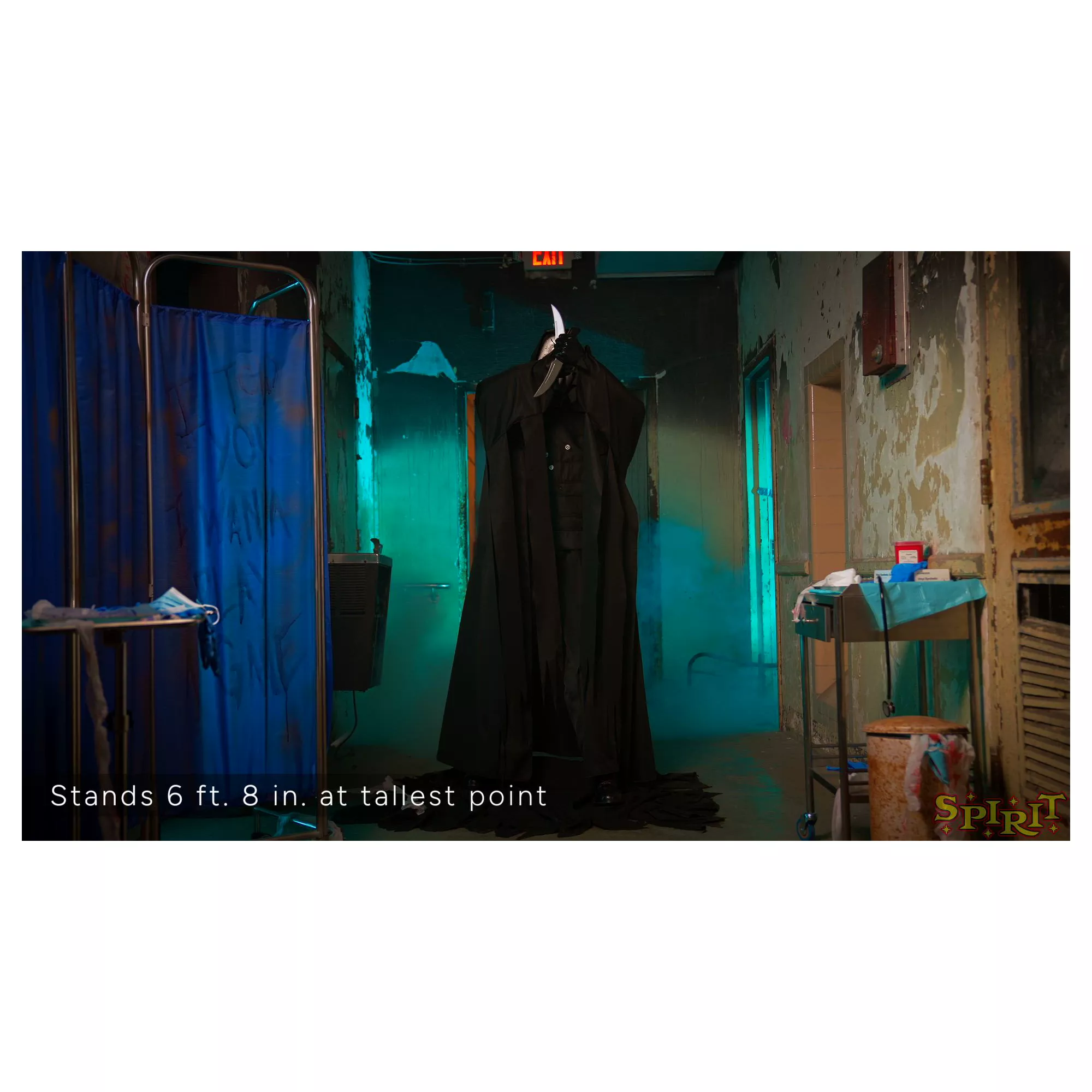 6 Ft 8 In Ghost Face Animatronic