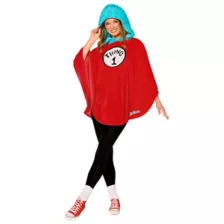 Adult Dr. Seuss Thing Poncho Costume at Spirit Halloween