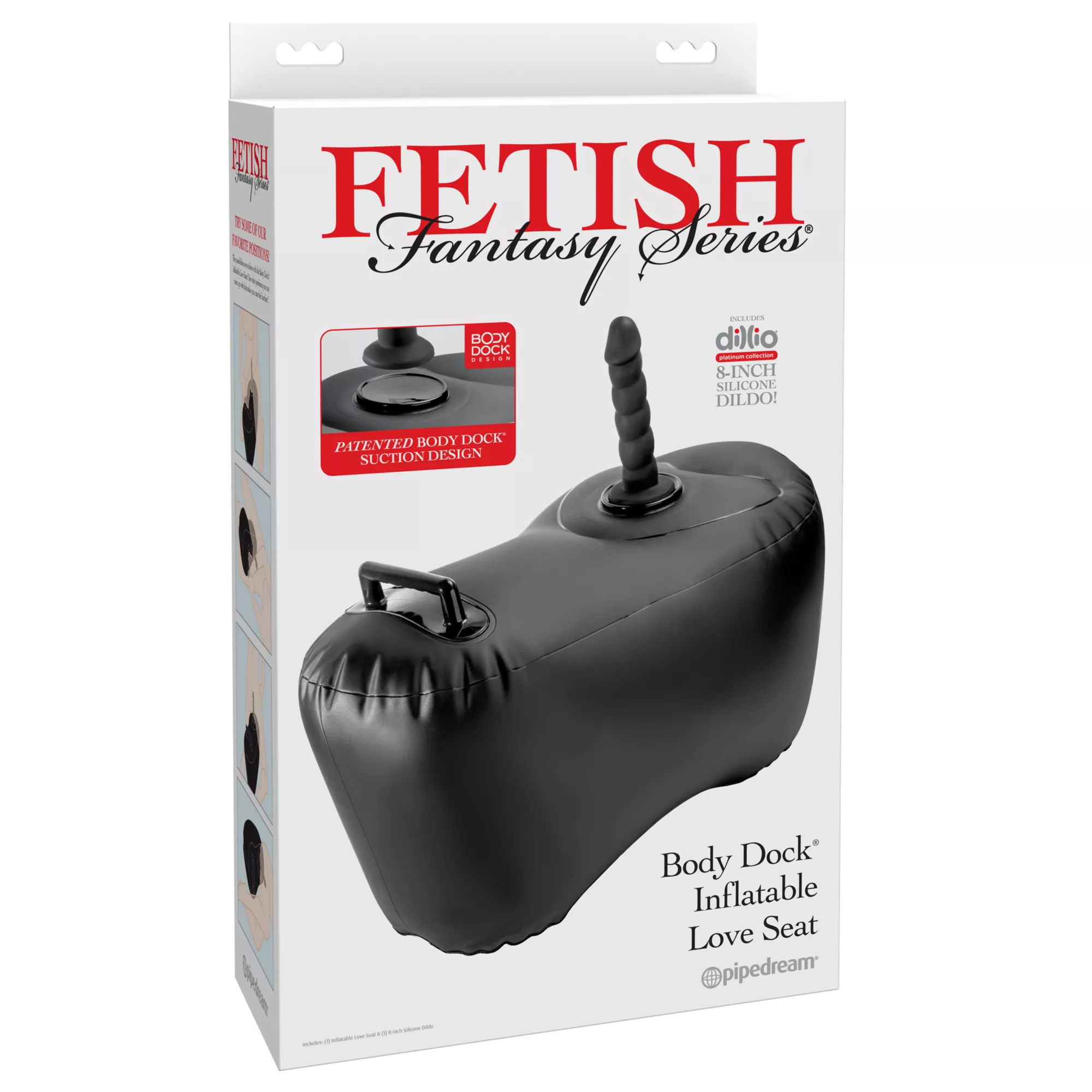 Fetish Fantasy Series Body Dock Inflatable Love Seat with Dildo 8 Inch at Spencer's