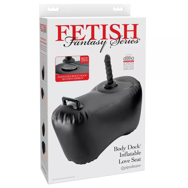 Fetish Fantasy Series Body Dock Inflatable Love Seat with Dildo 8 Inch at Spencer's