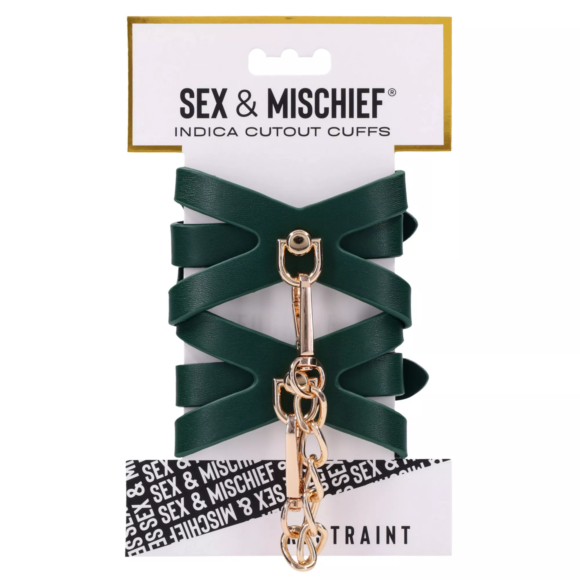 Sex & Mischief Indica Cutout Cuffs at Spencer's