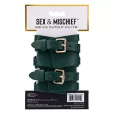 Sex & Mischief Indica Cutout Cuffs at Spencer's