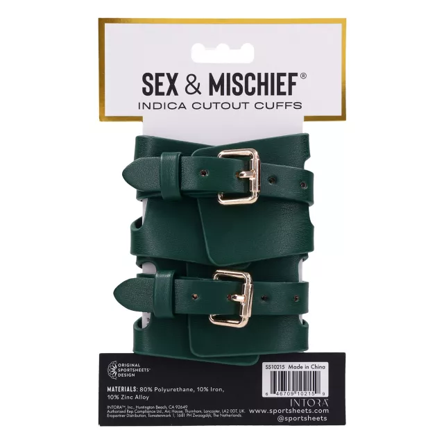 Sex & Mischief Indica Cutout Cuffs at Spencer's