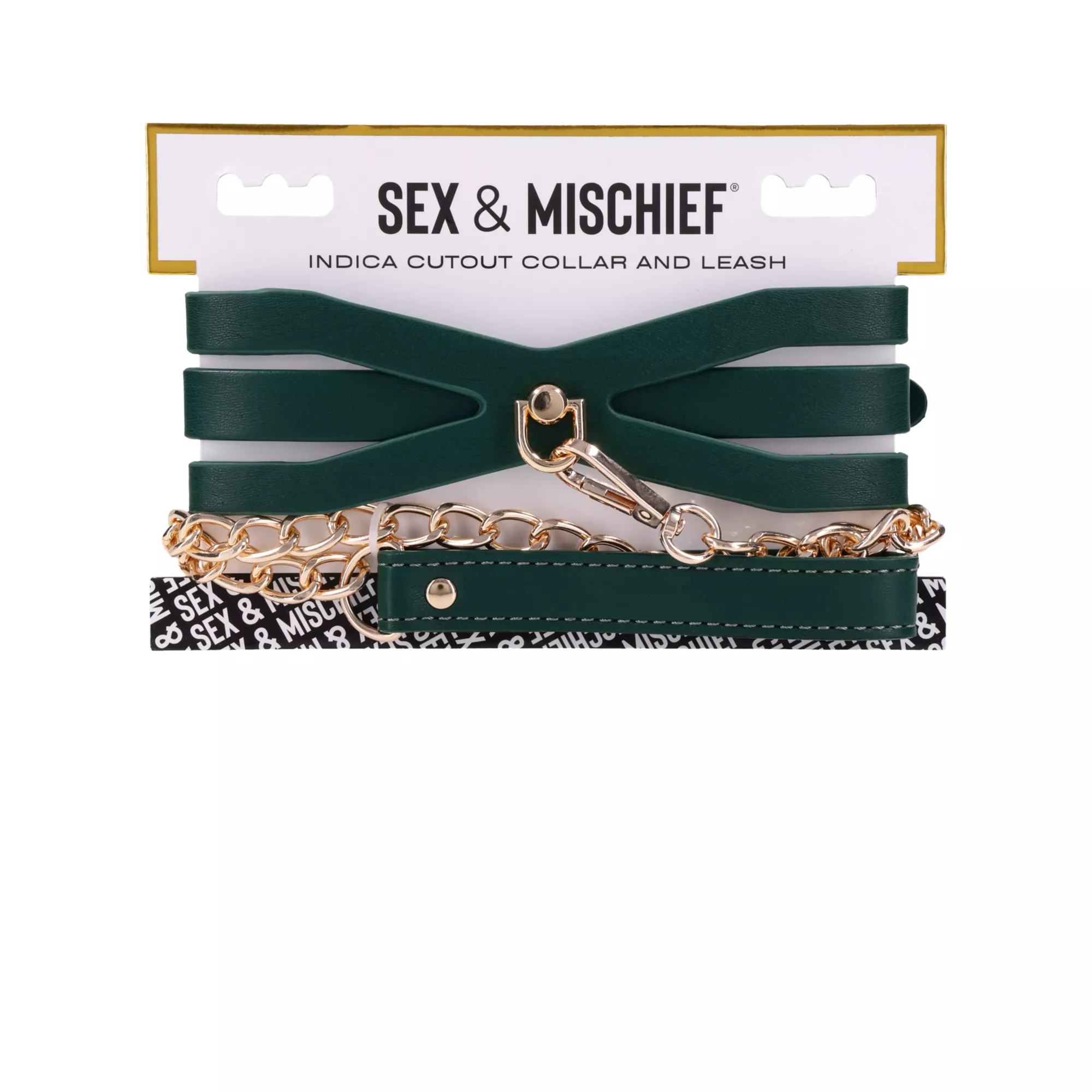 Sex & Mischief Indica Cutout Collar and Leash at Spencer's