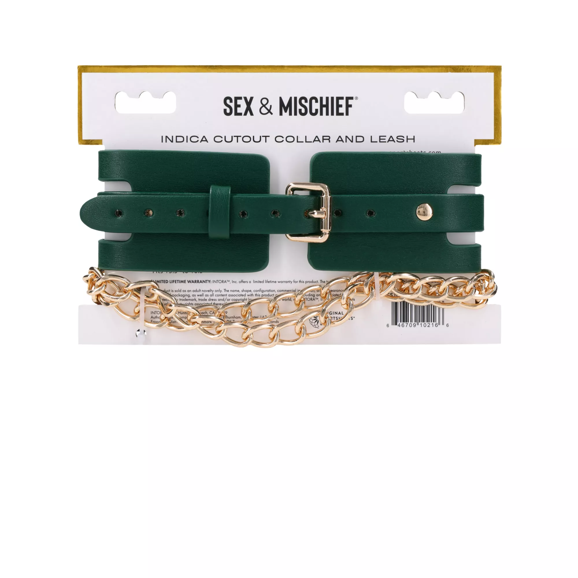 Sex & Mischief Indica Cutout Collar and Leash at Spencer's