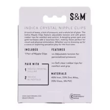 Sex & Mischief Indica Crystal Nipple Clips at Spencer's