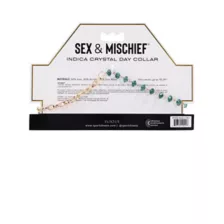 Sex & Mischief Indica Crystal Day Collar at Spencer's