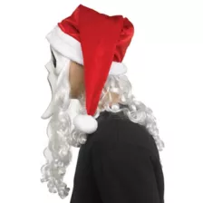 Ghost Face Santa Full Mask at Spirit Halloween