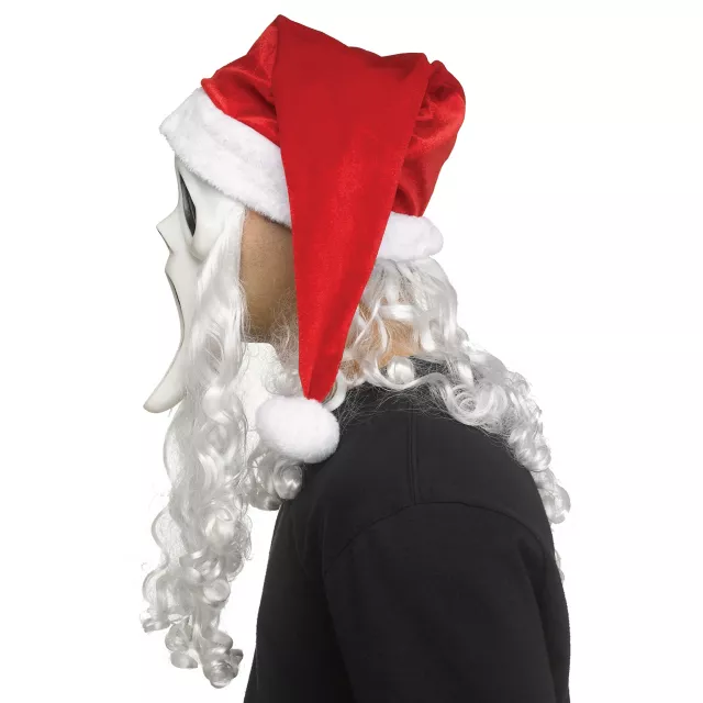 Ghost Face Santa Full Mask at Spirit Halloween