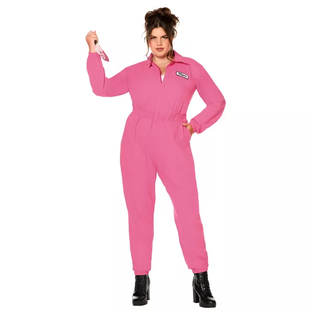 Adult Pink Michael Myers Jumpsuit Costume - Halloween II at Spirit Halloween