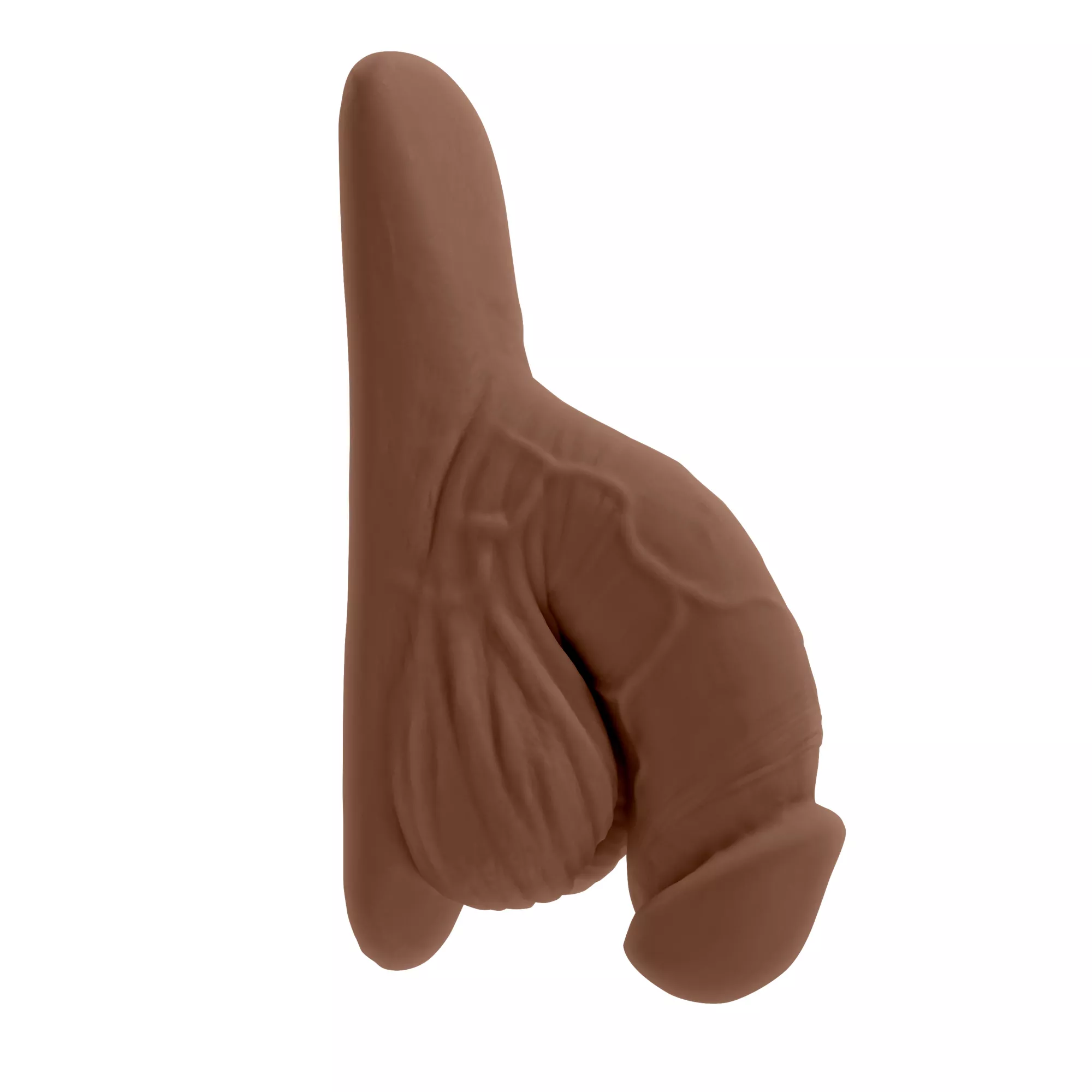 Gender X 4 Inch Packer Dark Skin Tone at Spencer's