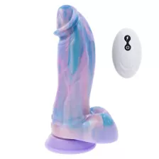 Evolved Mythical Vibrating Silicone Dildo with Remote at Spencer's