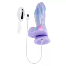 Evolved Mythical Vibrating Silicone Dildo with Remote at Spencer's