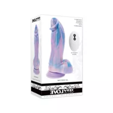 Evolved Mythical Vibrating Silicone Dildo with Remote at Spencer's
