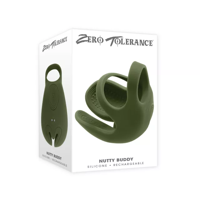 Zero Tolerance Nutty Buddy Vibrating Cock and Ball Ring at Spencer's