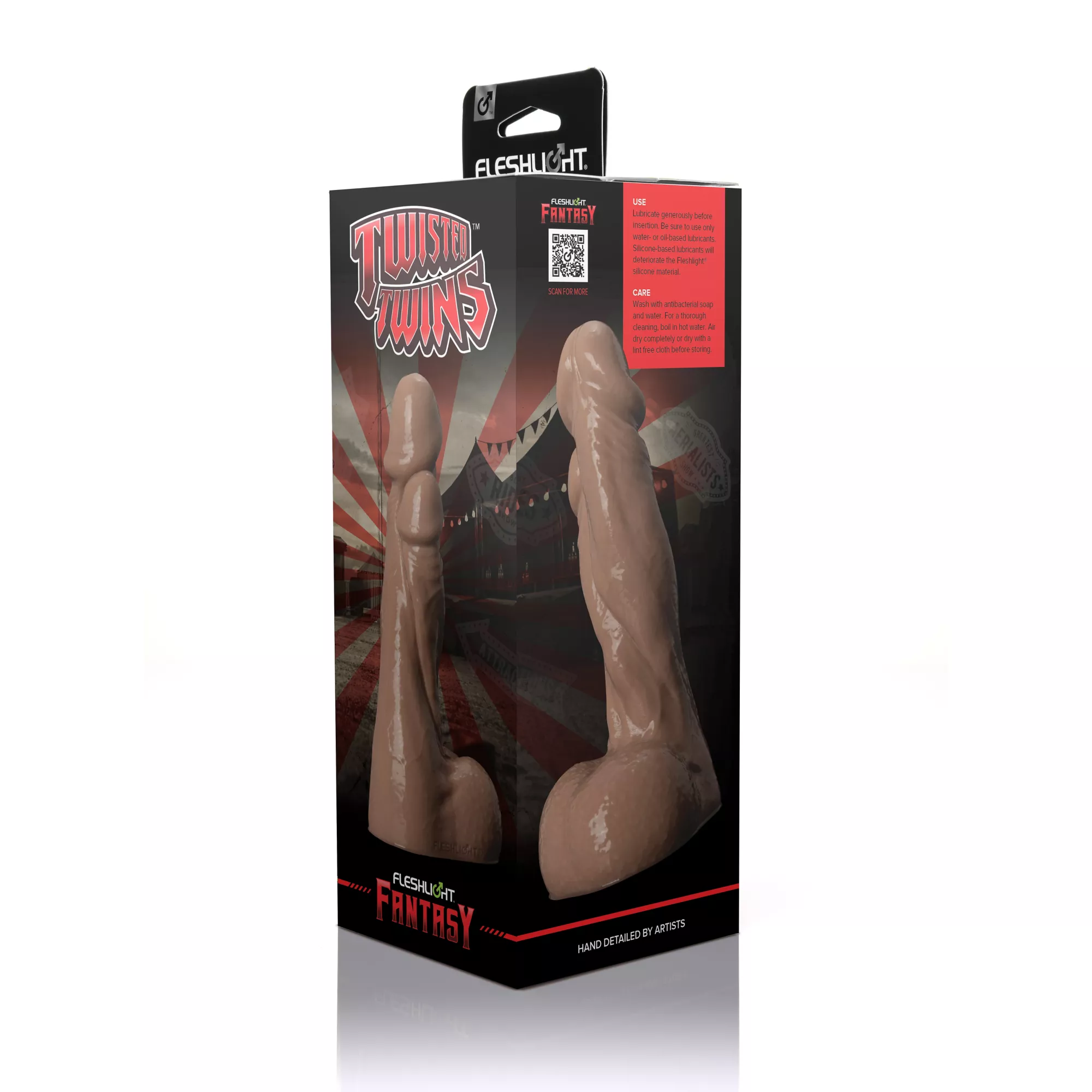 Fleshlight Fantasy Twisted Twins Dildo at Spencer's