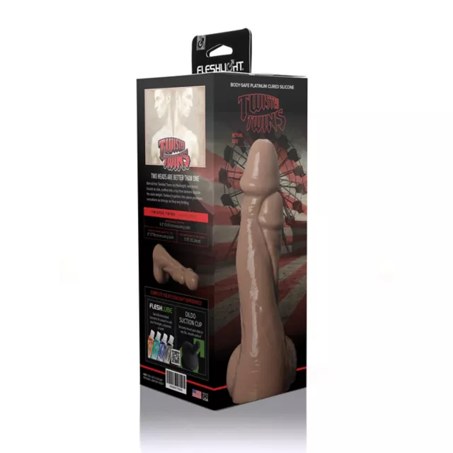 Fleshlight Fantasy Twisted Twins Dildo at Spencer's